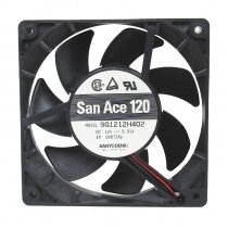 Sanyo 9G1212H402 DC 12V 0.31A 2 Wires Axial Cooling Fan