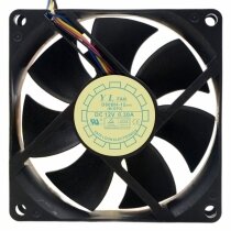 YaLn Fan D80BH-12(HH) DC 12V 0.30A 2 Wires / 3 Wires / 4 Wires Axial Cooling Fan