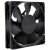 HAO TAI FB12025 DC 24V 0.38A 2 Wires Two Ball Axial Cooling Fan