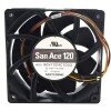 Sanyo Denki 9GV1224C1D03 DC 24V 0.64A 2 Wires / 3 Wires / 4 Wires Axial Cooling Fan