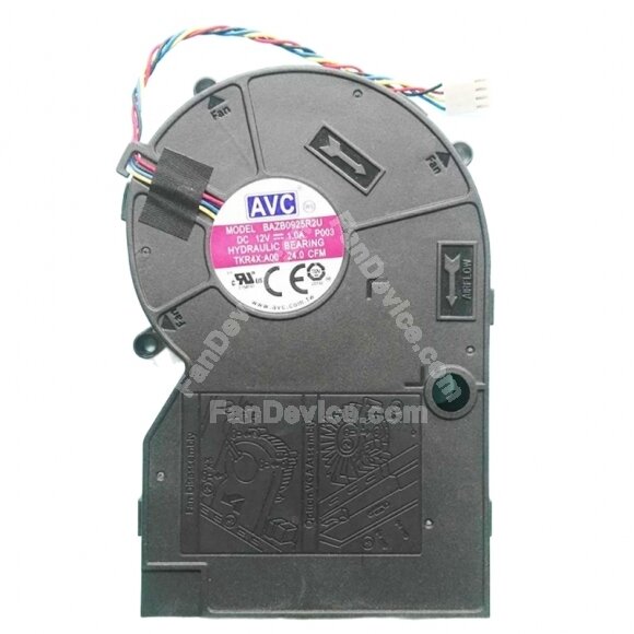 AVC BAZB0925R2U DC 12V 1.0A Hydraulic Bearing Laptop Cooling Fan