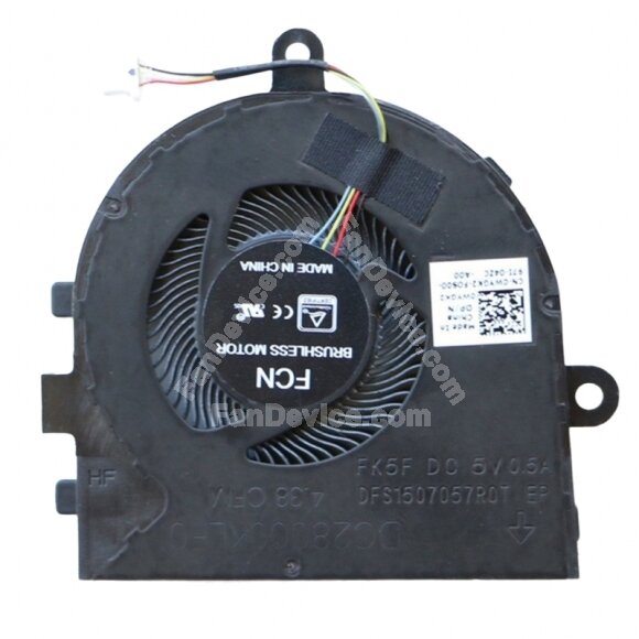 FCN DFS1507057R0T FK5F DC 5V 0.5A Brushless Laptop Cooling Fan
