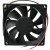 YATE LOON D80SM-12C DC 12V 0.16A 2 Wires Axial Cooling Fan