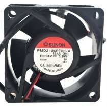 Sunon PMD2406PTB1-A (2).U.GN DC 24V 3.8W 2 Wires Axial Cooling Fan