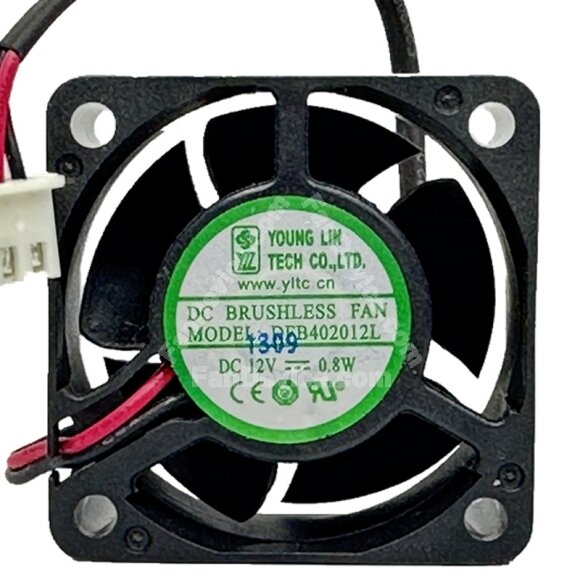 YOUNG LIN DFB402012L DC 12V 0.8W 4020 Brushless Axial Cooling Fan