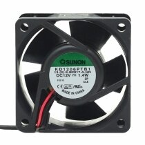 SUNON KD1206PTB1 DC 12V 1.4W 2 Wires / 3 Wires Axial Cooling Fan
