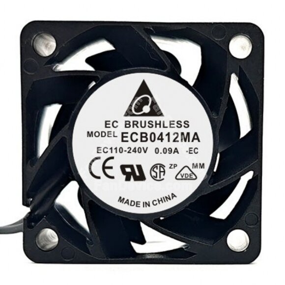 Delta ECB0412MA EC 110-240V 0.09A 4028 Brushless Axial Cooling Fan