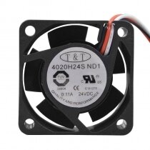 T&T 4020H24S DC 24V 0.11A 2 Wires / 3 Wires Axial Cooling Fan