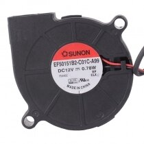 Sunon EF5015B2-C01C-A99 DC 12V 0.78W 2 Wires Blower Cooling Fan