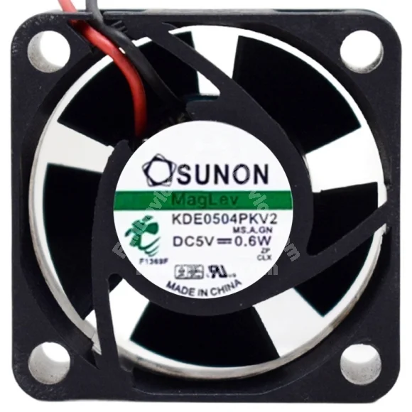 Sunon KDE0504PKV2 5V 0.6W 2 Wires Axial Cooling Fan