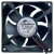 SNOWFAN Y-Y 8025H12S DC 12V 0.51A 2 Wires Axial Cooling Fan