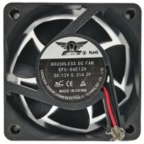 DONGWEIFENG EFC-06E12H 12V 0.21A 2 Wires Axial Fan
