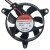 Sunon EF30080S2-E08C-A99 DC 5V 0.40W 2 Wires Axial Cooling Fan