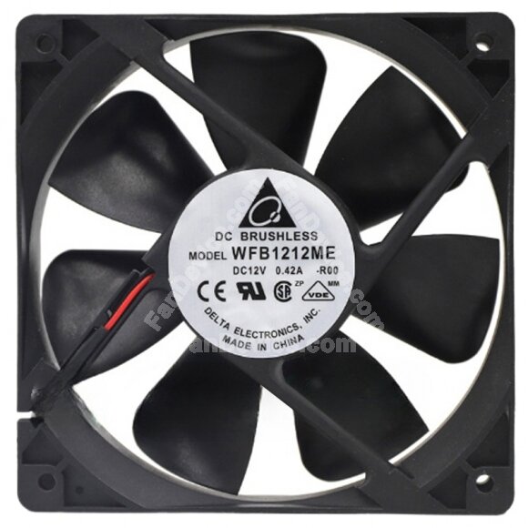 Delta WFB1212ME 12V 0.42A 2 / 3 Wires Brushless Axial Fan