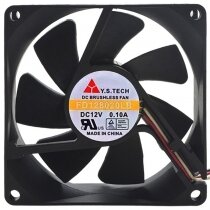 Y.S.TECH FD128020LB 12V 0.10A 3 Wires Brushless Cooling Fan