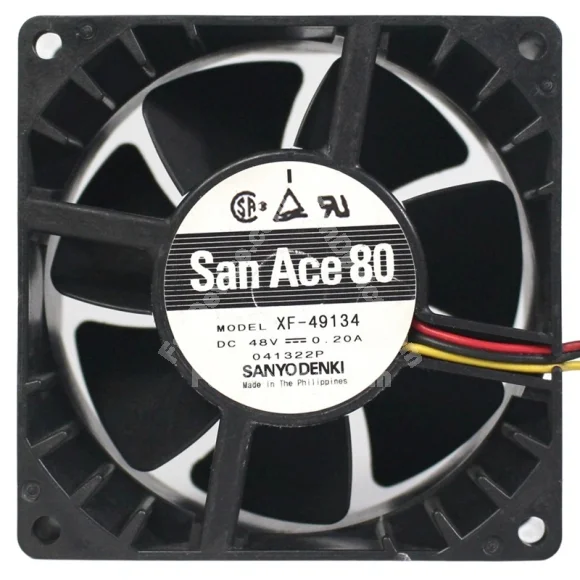 Sanyo XF-49134 48V 0.20A 3 Wires Axial Cooling Fan