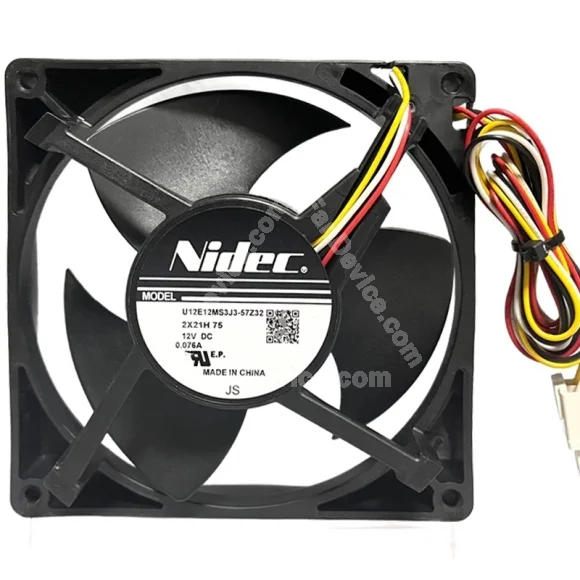 Nidec U12E12MS3J3-57Z32 12V 0.076A 4 Wires Cooling Fan