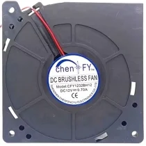 ChenFY CFY1232BH12 12V 0.70A 2 Wires Blower Cooling Fan