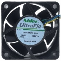 Nidec U60T12MGA7-57Z40 12V 0.11A 4 Wires Axial Cooling Fan