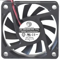PowerLogic PLA06010D24H 24V 0.11A 2 Wires Axial Cooling Fan