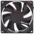 HONGHUA HA8020L12F-Z 12V 0.14A 2 Wires Axial Cooling Fan
