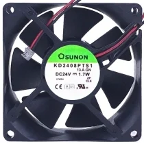 Sunon KD2408PTS1 24V 1.7W 2 Wires Axial Cooling Fan