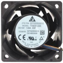 Delta THB0612BE 12V 1.80A 4 Wires PWM Axial Cooling Fan