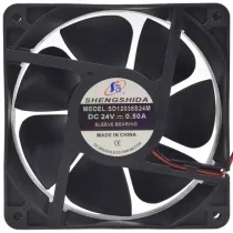 SHENGSHIDA SD12038S24M 24V 0.50A 2 Wires Cooling Fan