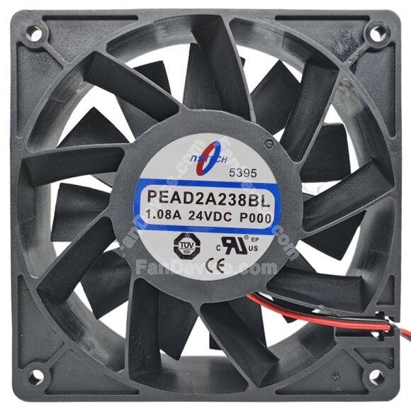 NSTECH PEAD2A238BL 24V 1.08A 2 / 3 Wires Axial Cooling Fan