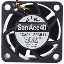 Sanyo 9GA0412P3H11 12V 0.28A 2 / 3 / 4 Wires Cooling Fan