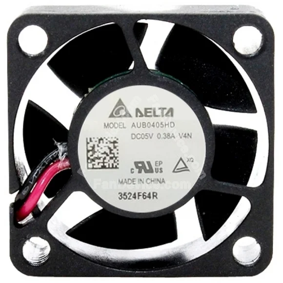 Delta AUB0405HD 5V 0.38A 2 Wires Axial Cooling Fan