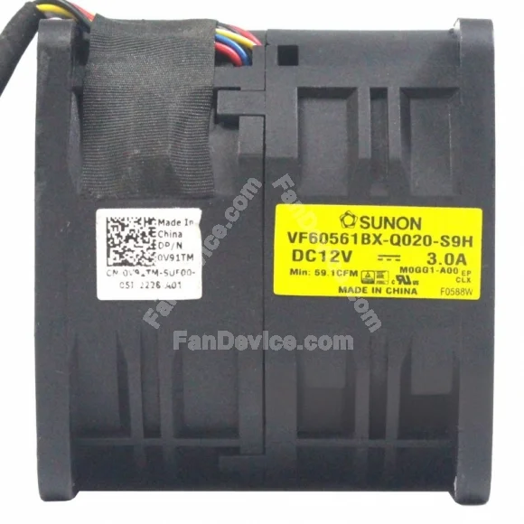 Sunon VF60561BX-Q020-S9H 12V 3.0A 8 Wires Cooling Fan