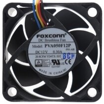 Foxconn PVA050F12P 12V 0.30A 4 Wires Axial Cooling Fan