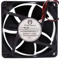 PELKO Motors K1238H24BPCB1h-7 24V 0.96A 2 Wires Cooling Fan