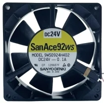 Sanyo 9WS0924H402 24V 0.1A 2 Wires Axial Cooling Fan