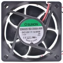 Sunon EB60251B2-D00A-A99 12V 0.94W 2 Wires Axial Cooling Fan