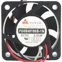 Y.S.TECH FD0540105S-1N DC 5V 0.65W 3 Wires Axial Cooling Fan