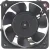Nidec D06T-12P3S2 AJ DC 12V 0.30A 2 Wires Axial Cooling Fan