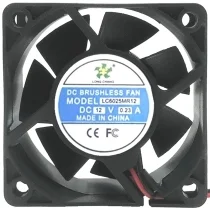 LONG CHANG LC6025MR12 12V 0.23A DC Brushless 2 Wires Axial Cooling Fan