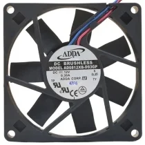 ADDA AD0812XB-D93GP 12V 0.38A DC Brushless 3 Wires Axial Cooling Fan