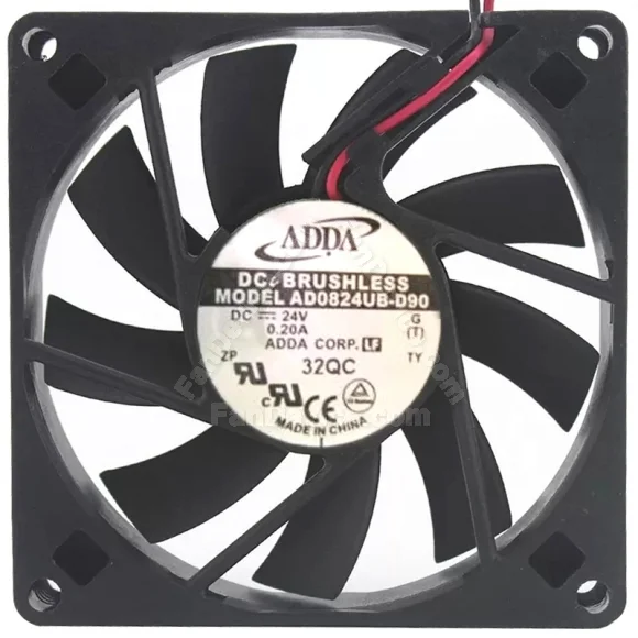 ADDA AD0824UB-D90 24V 0.20A DC Brushless 2 Wires Axial Cooling Fan