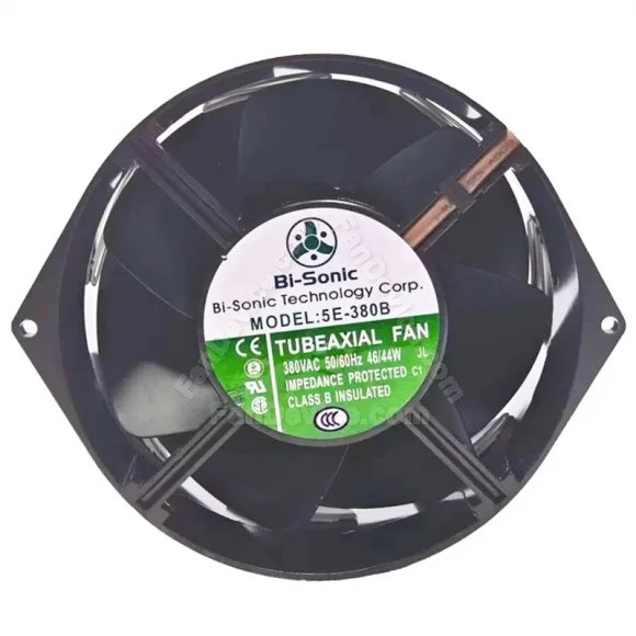 Bi-Sonic 5E-380B 380V 46/44W 2 Wires Impedance Protected Cooling Fan