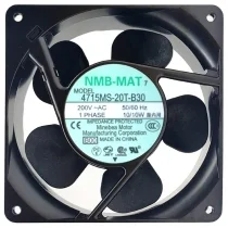 NMB-MAT 4715MS-20T-B30 200V 10/10W Impedance Protected 1 PHASE Cooling Fan