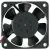 NMB-MAT 2408NL-05W-B30 DC 24V 0.07A 2 Wires Axial Cooling Fan