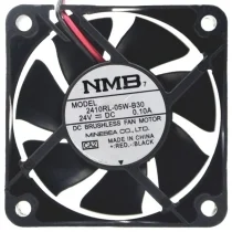 NMB 2410RL-05W-B30 DC 24V 0.10A 2 Wires Axial Cooling Fan