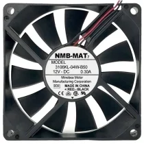 NMB-MAT 3106KL-04W-B50 DC 12V 0.30A 2 Wires Axial Cooling Fan