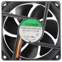 Sunon PF80251B3-0000-G99 DC 12V 2.7W 3 Wires Axial Cooling Fan