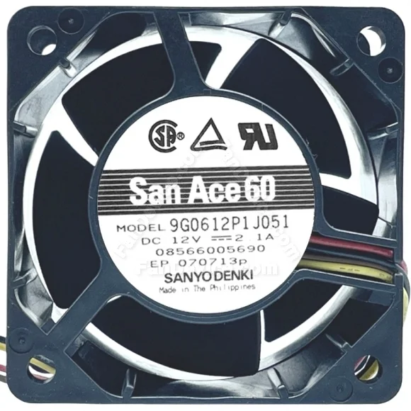 Sanyo 9G0612P1J051 DC 12V 2.1A 4 Wires PWM Axial Cooling Fan