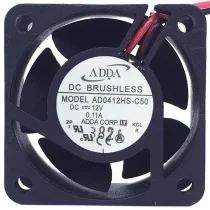 ADDA AD0412HS-C50 12V 0.11A DC Brushless 2 Wires Axial Cooling Fan