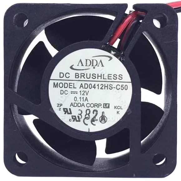 ADDA AD0412HS-C50 12V 0.11A DC Brushless 2 Wires Axial Cooling Fan